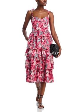 Banjanan NWT Ramona Dress M Medium Rose